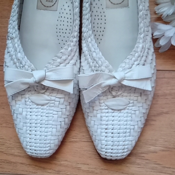 R Comfort Riz | Japanese White Woven Leather Shoes - Picture 10 of 10